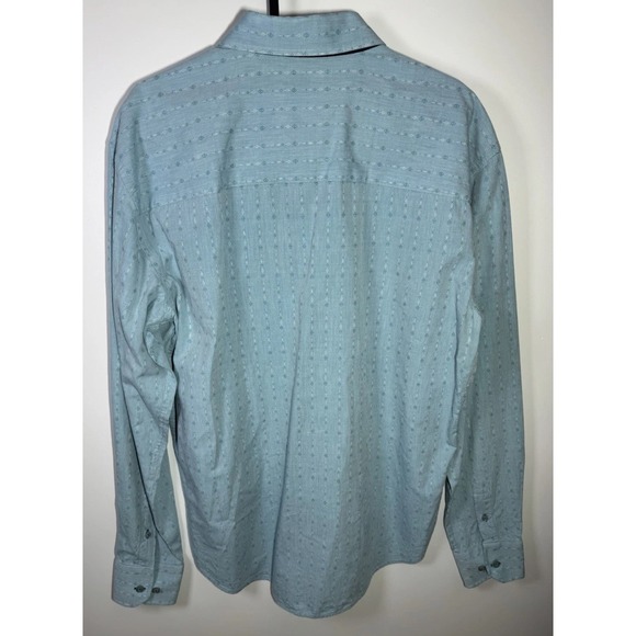 Eight X Premium Men's XL Long Sleeve Slim Fit Button-Up Shirt Geometric Pattern - Picture 7 of 16